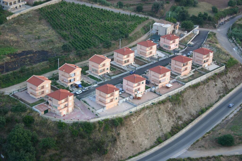 Veduta dall'alto del complesso