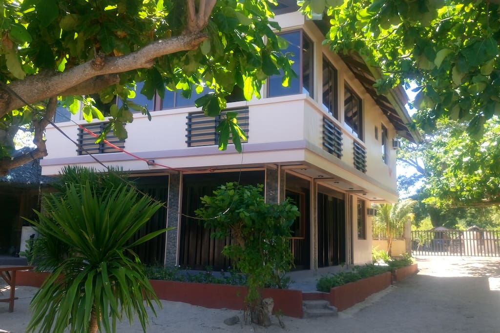 Beach front villa