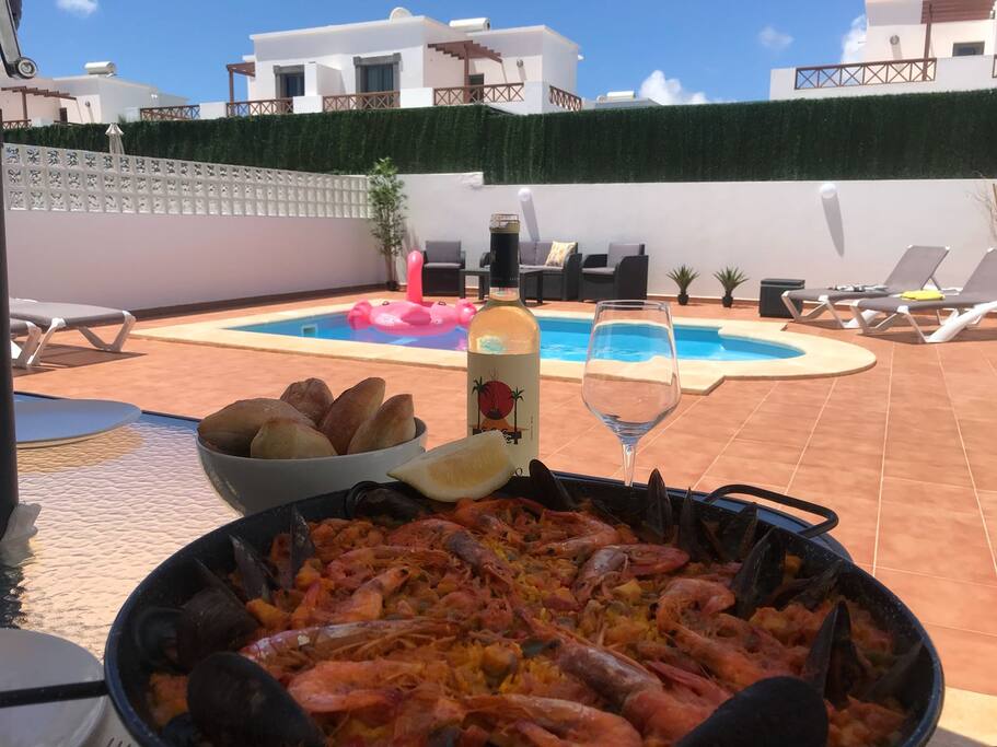 comedor en terraza