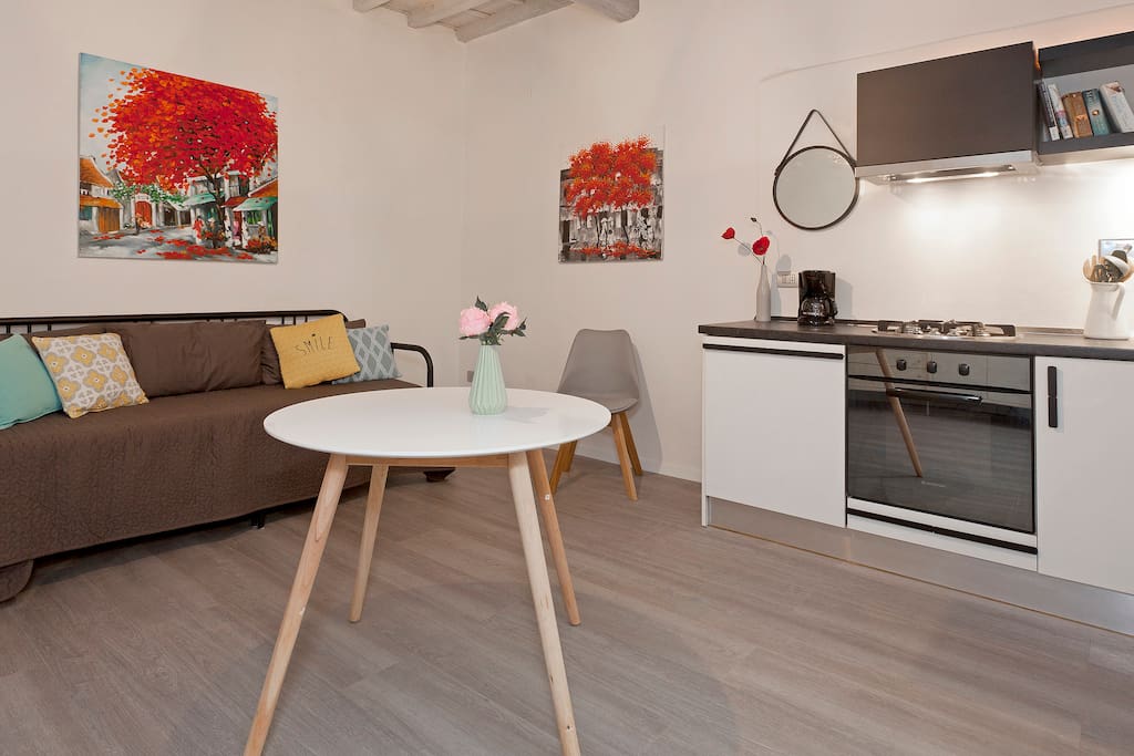 Dining table (for 4 people) in the living room