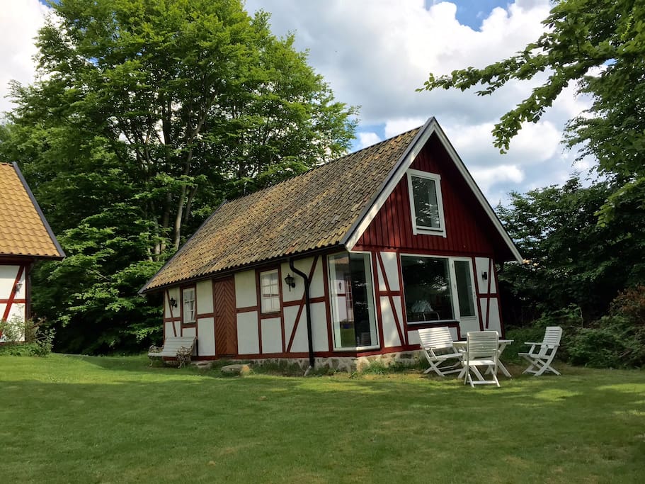 The lovely half-timbered cottage