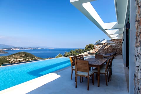 Villa Eco Luxe with Private Heated Pool in Sivota