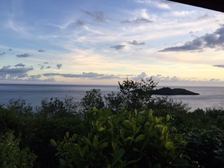 Magnifique vue depuis la terrasse