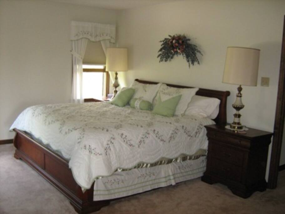 Master bedroom, second floor.
