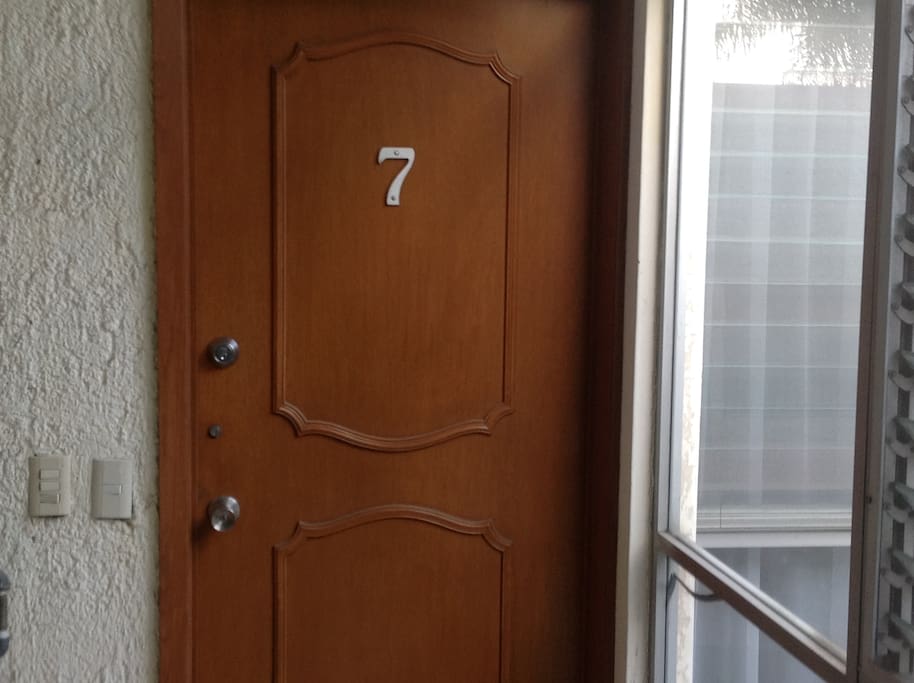Entrada del departamento