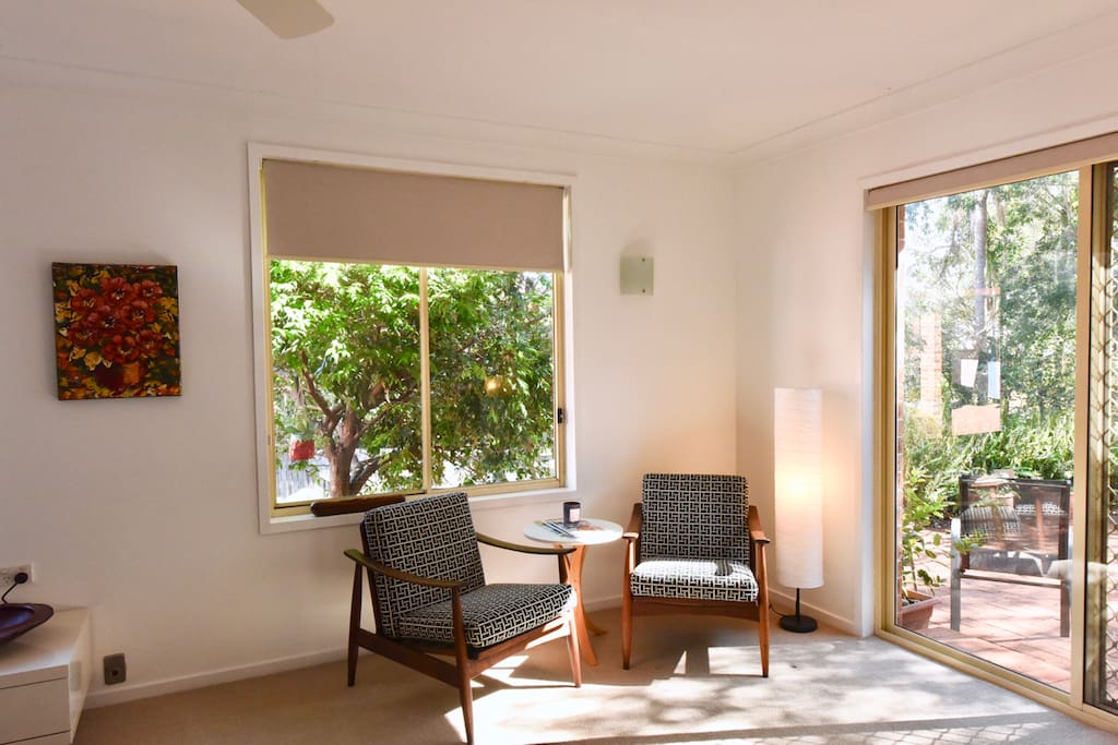Space to relax with a good book.