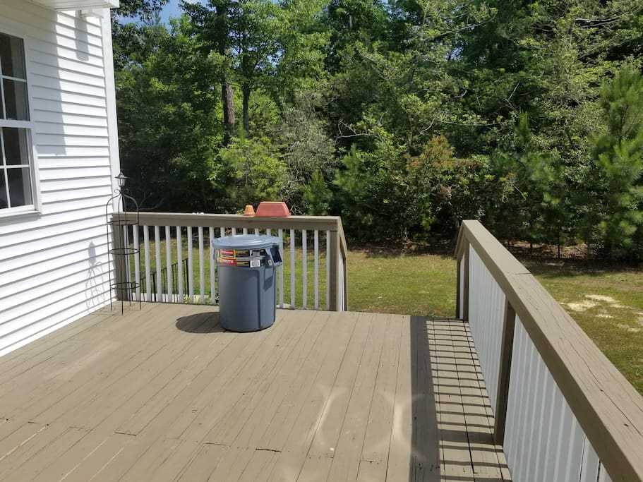 Back deck entrance