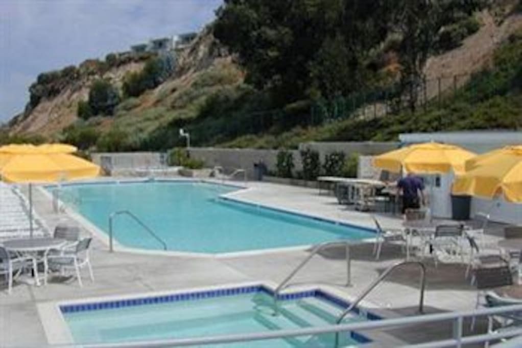 Pool and spa.
