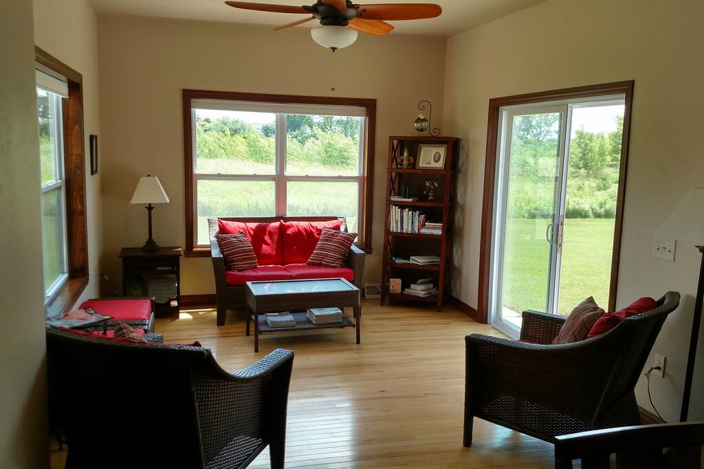 Looking into Sun Room from Dining Room