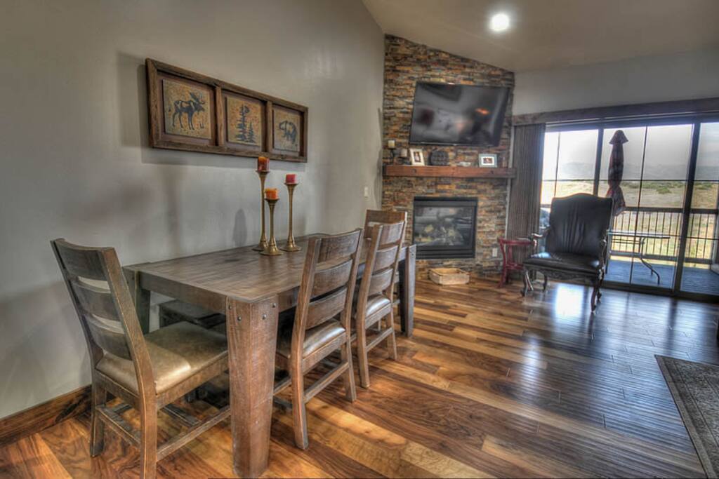 Dining Area - Seats Six plus Two Extra Chairs