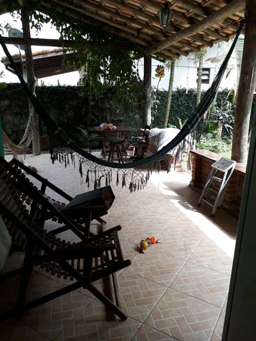 varanda com outra geladeira duplex