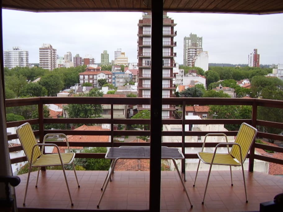 Vista desde el balcón