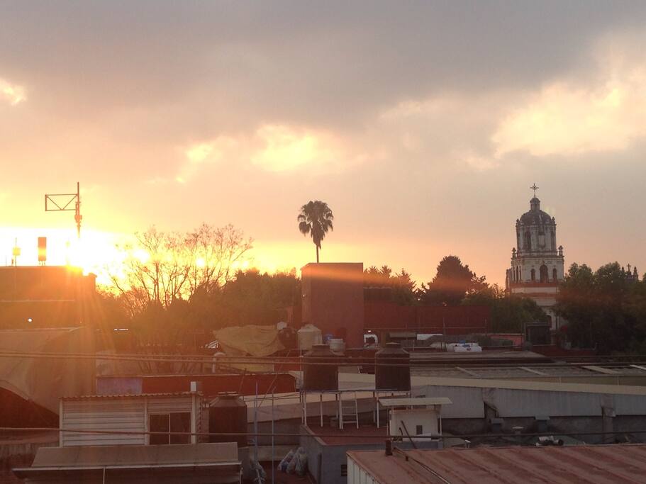 amanecer desde la habitación