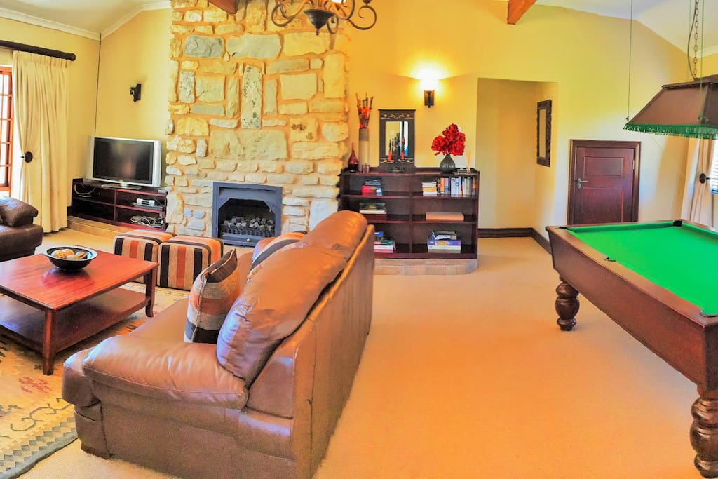 Pool and games room