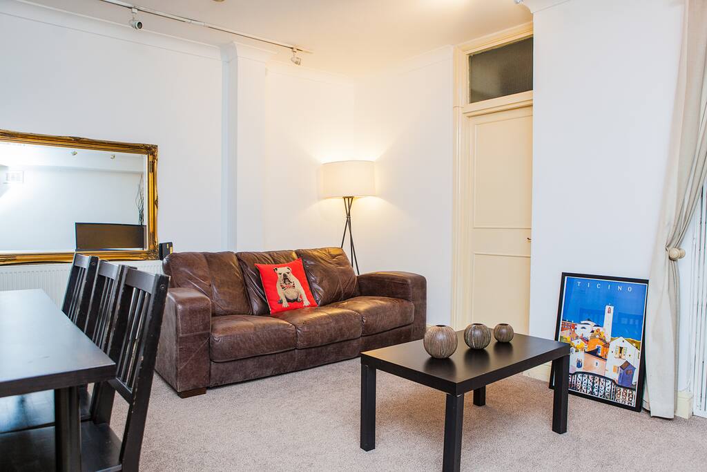 Open plan living area