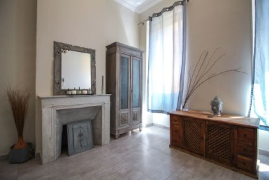 Beautiful fireplace