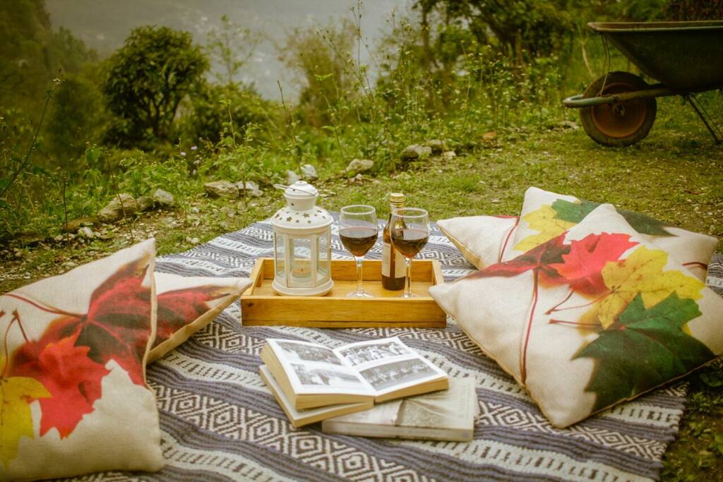 Outdoor space for relaxation.