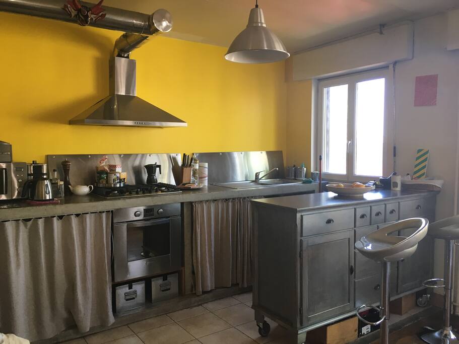 Cuisine - vue du salon