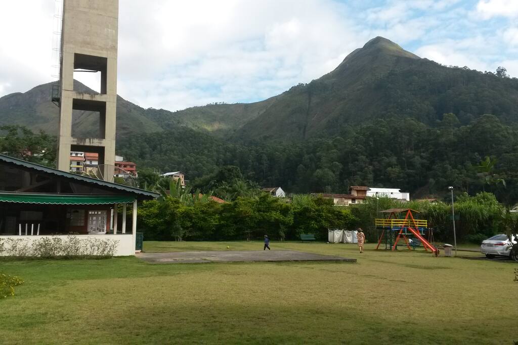 Área de lazer do condomínio