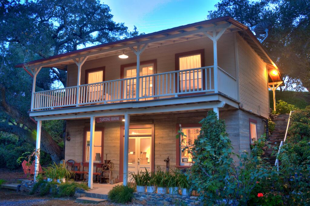 Guest House & Balcony Above Winery Tasting Room