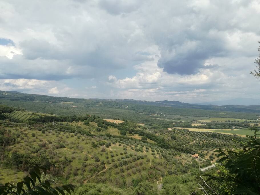 Da questa collina il panorama è unico....
