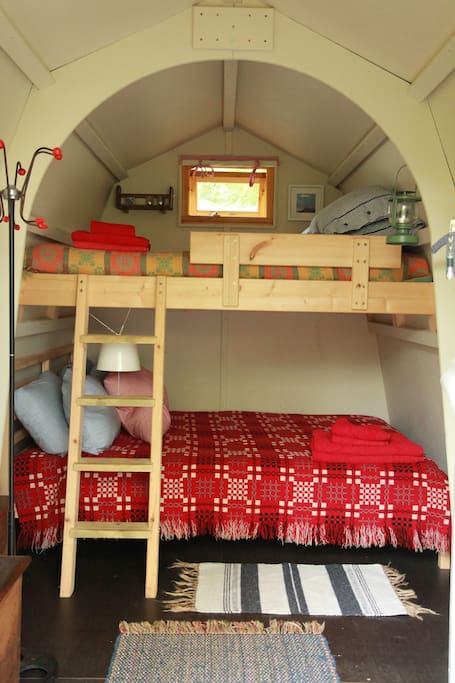 Comfortable double beds with snuggly duvets and blankets