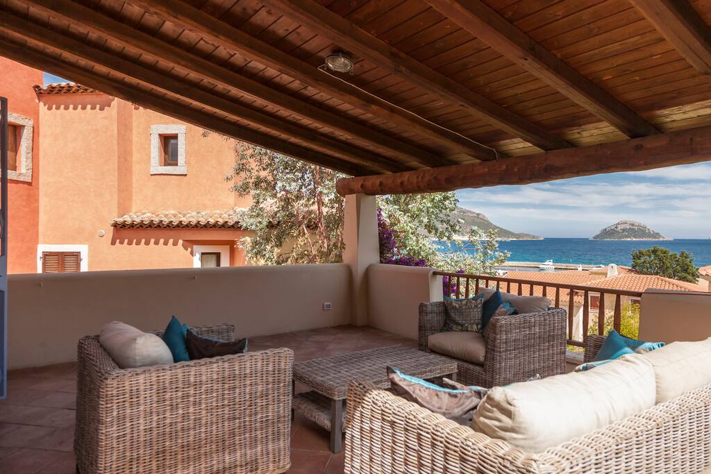 The terrace