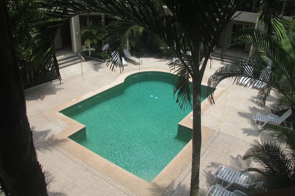 pool from condo