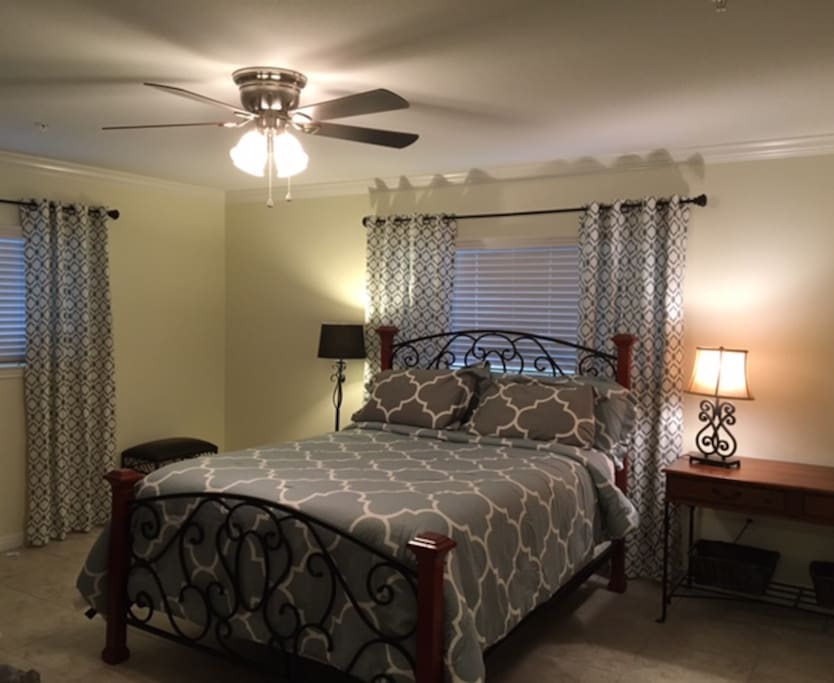 Spacious Master Bedroom with private bathroon