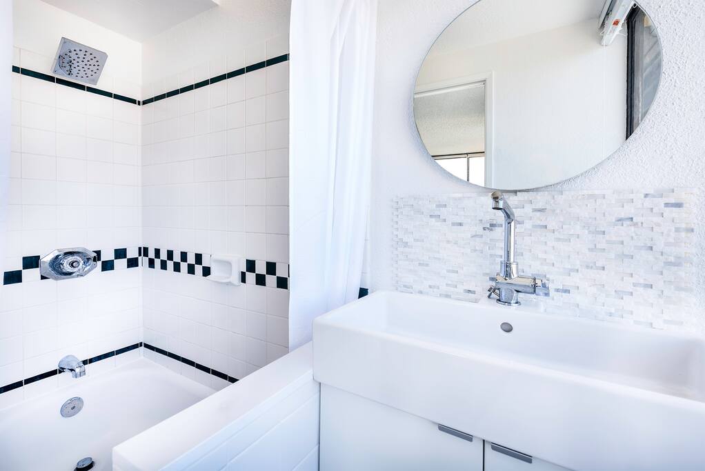 Upgraded bathroom