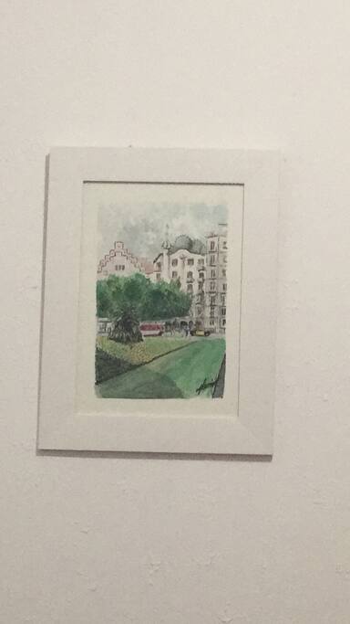 Quadro “Casa Batló, Passeig de Gràcia Barcelona España