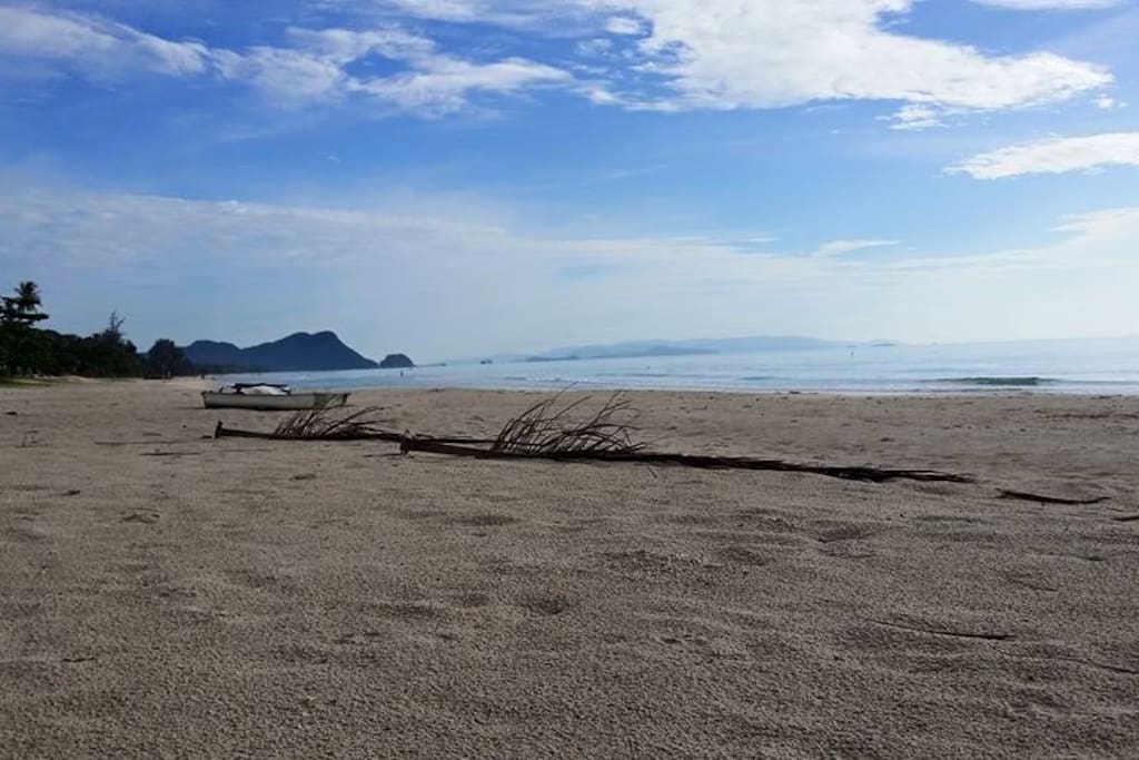 Morning walk. Koh Samui in the background.