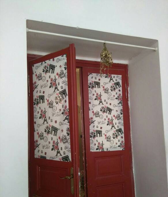 The doors to the room
