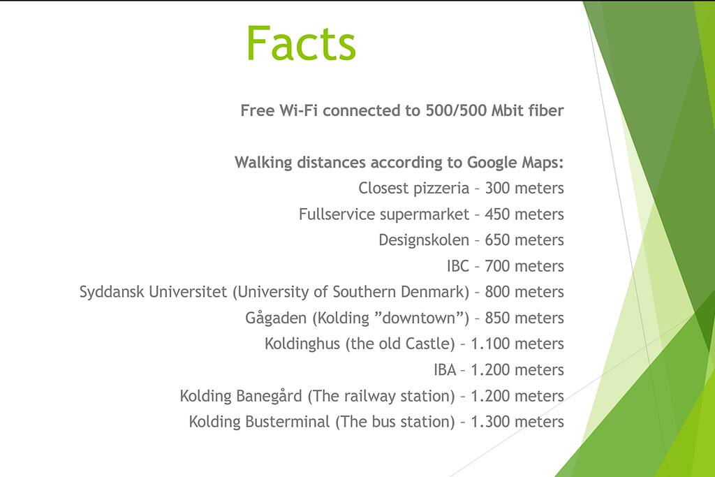 Facts about the neighborhood