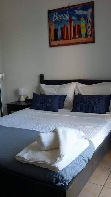 Apartment 4's double bed