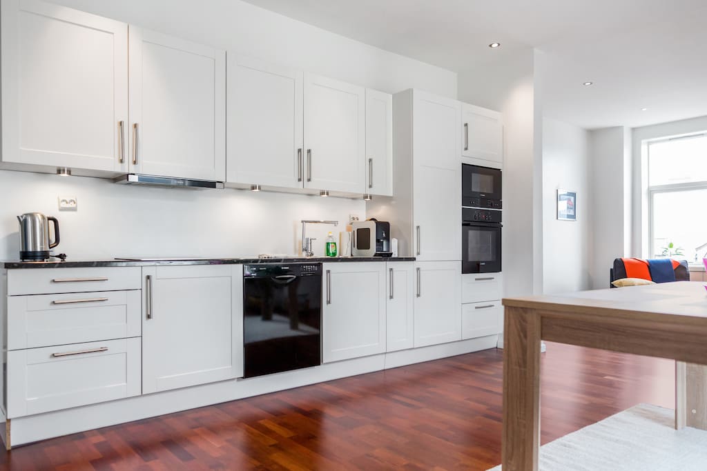 Full stacked kitchen