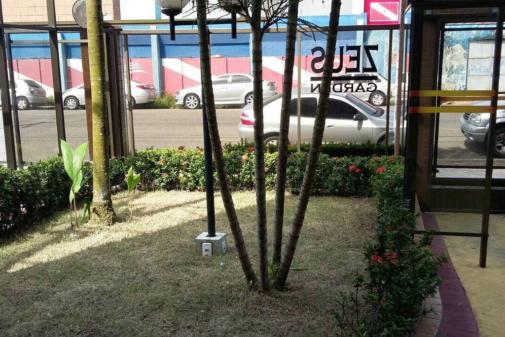 Jardim do condomínio