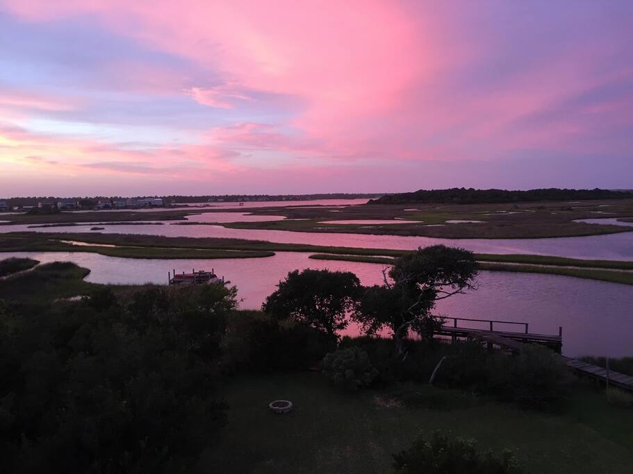 Intercoaastal Waterway Sunset: Taken from my porch!