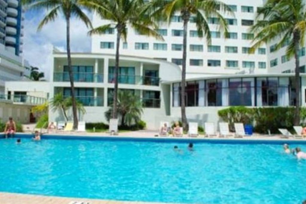 Olympic Size Swimming Pool which we provide daily pool and beach towels