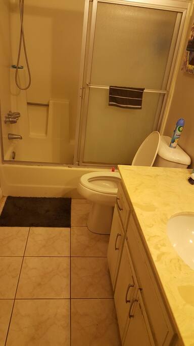 This is quest bathroom