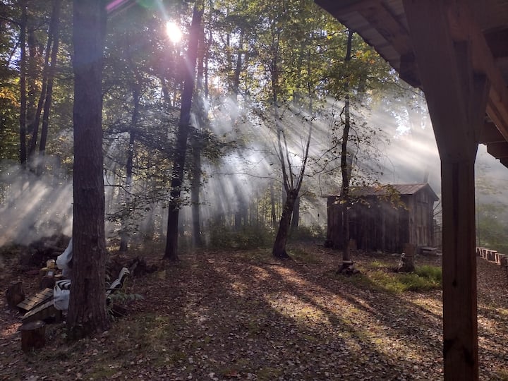 SUITEMtnTreeHut&SpaBath UniqueRusticCampGlamp Huts for Rent in