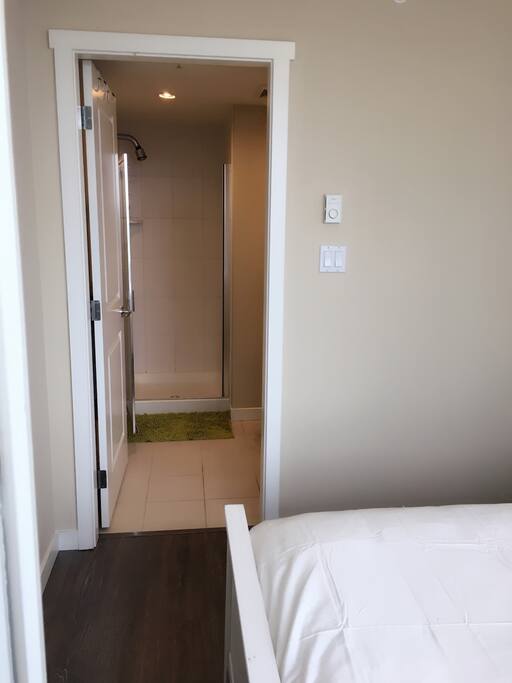 bathroom in the bedroom