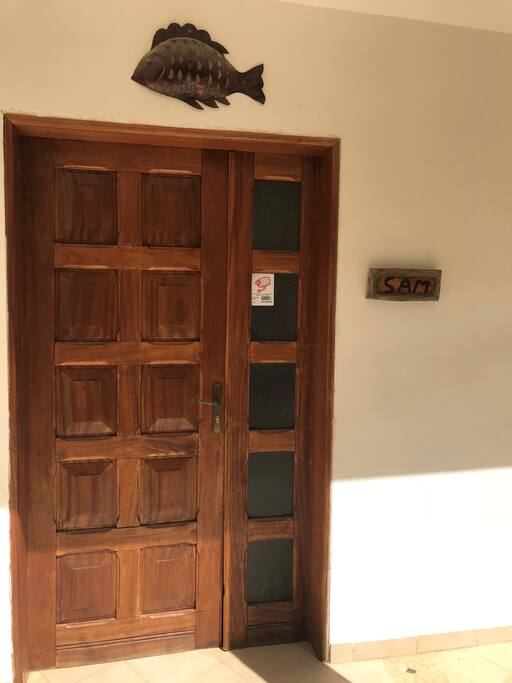 Inkomdeur villa Sam