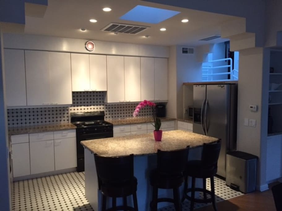 Large kitchen.