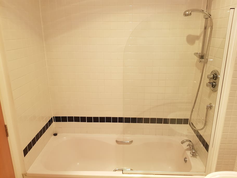 Main Bathroom with bathtub