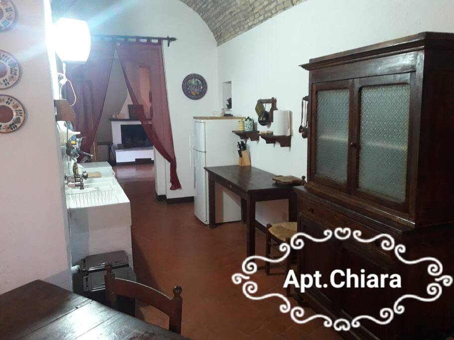 altra vista della cucina nella torre