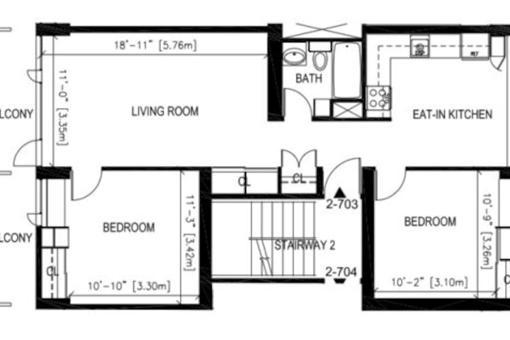 Apartment floor plan