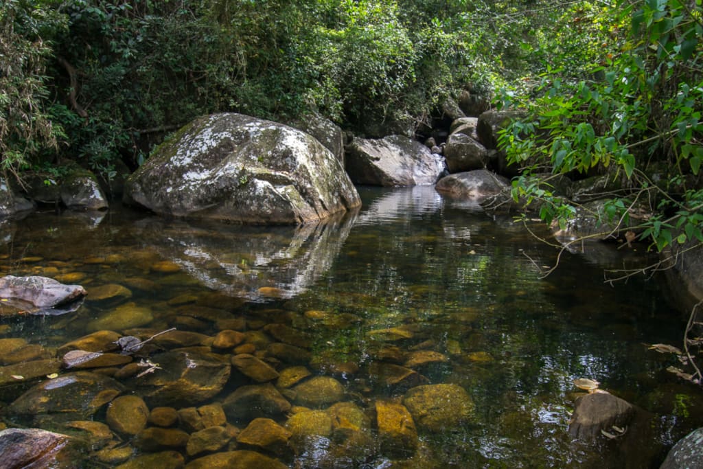 Perennial pool ideal for bathing.