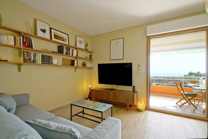 Logement Cosy Très Belle Vue Mer à 300m Des Plages - Ajaccio