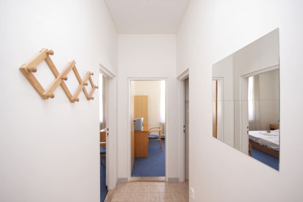 the apartment hall